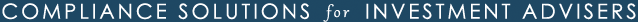 Compliance Solutions for Investment Advisers